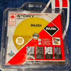 Polishing Pad 4' Dry 102mm